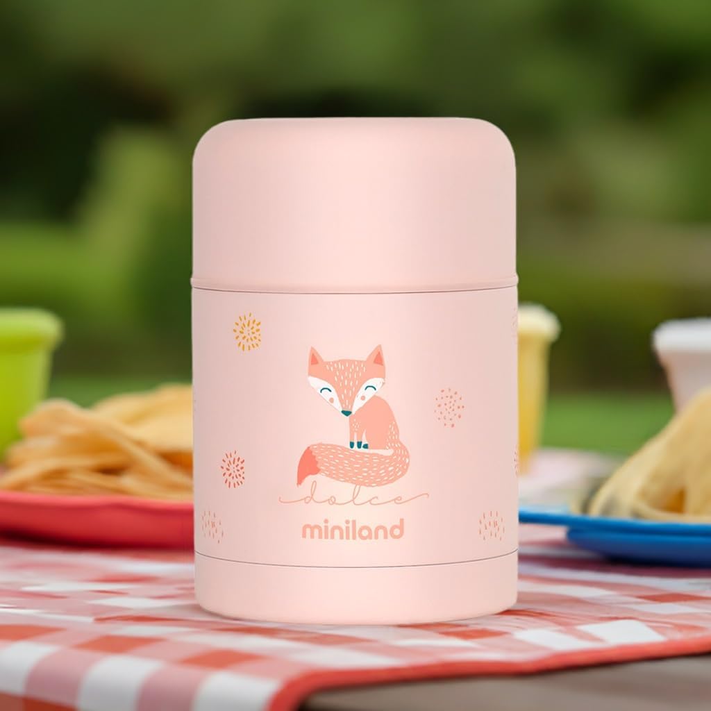 Thermoskanne mit großem Volumen rosa